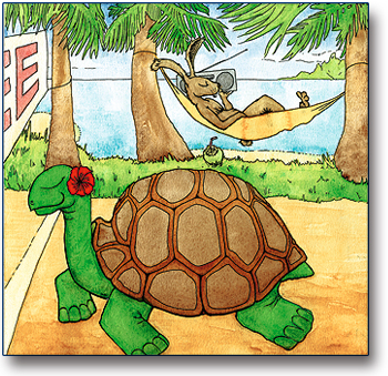 Le lièvre et la tortue HATEE