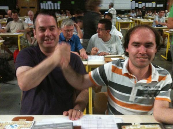 Luc Maurin et Antonin Michel champions du Monde 2012 de Scrabble en paires Luc Maurin et Antonin Michel champions du Monde 2012 de Scrabble en paires