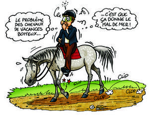 Le problème des chevaux de vacances boiteux ... c'est que ça donne le mal de mer !