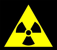 Symbole signalant des déchets radioactifs