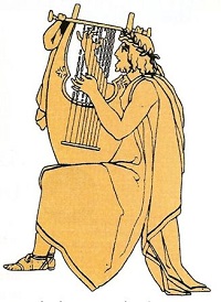 Demodocos chantant devant Ulysse et Alcinoos Demodocos chantant_devant Ulysse et Alcinoos