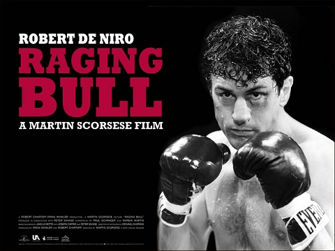Affiche du film Raging Bull de Martin Scorsese avec Robert De Niro Affiche du film Raging Bull de Martin Scorsese avec Robert De Niro