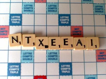Tirage Scrabble NTXEEAI