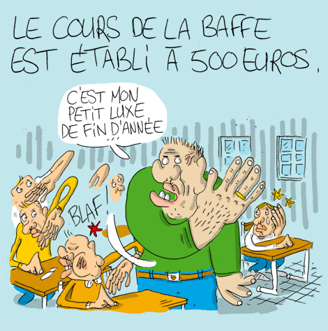 Blague Le cours de la baffe Blague Le cours de la baffe