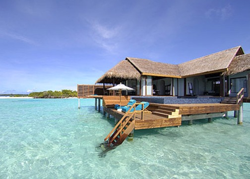 Villa des Maldives sur pilotis