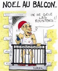 Blague Noël au balcon Blague Noël au balcon