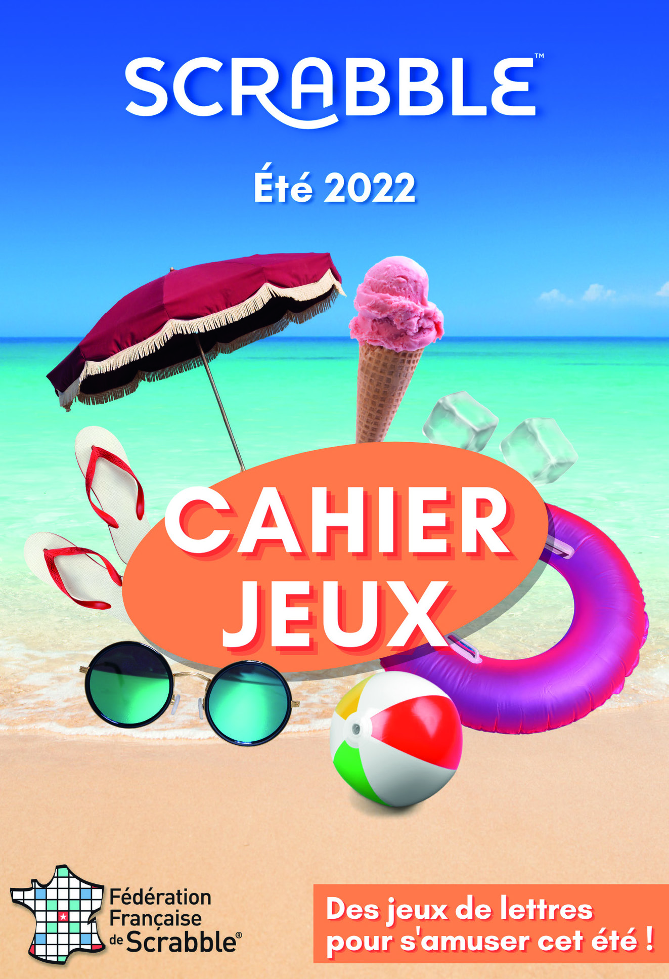 Couverture cahier jeux été 2022