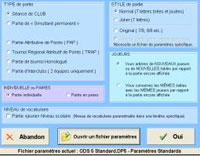 ecran DupliTop 6 Arbitrage types parties