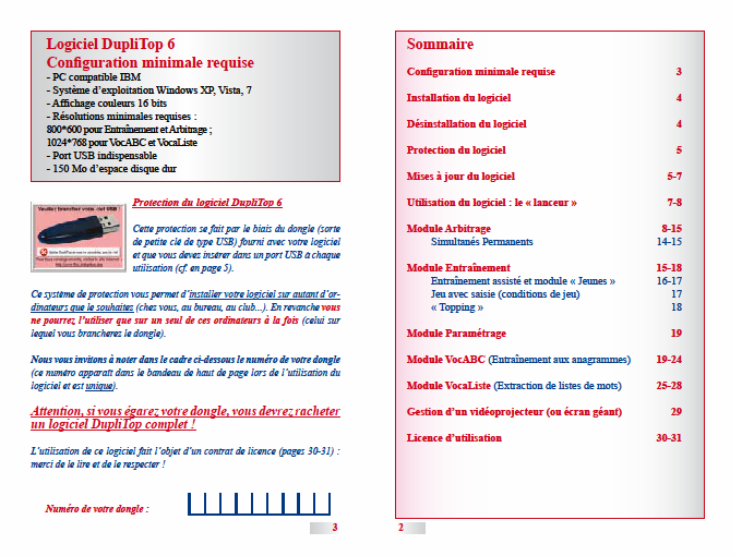 Manuel de l'utilisateur